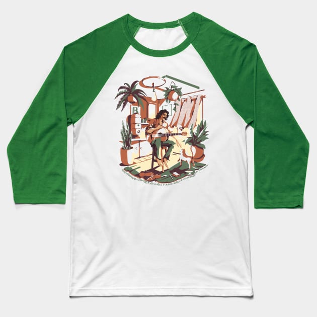 Rapaz latino Americano Baseball T-Shirt by Ilustrata